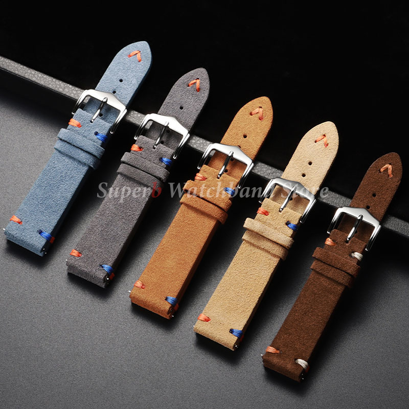 Замшевый кожаный ремешок для ч – обзор и цена Suede Strap Watch