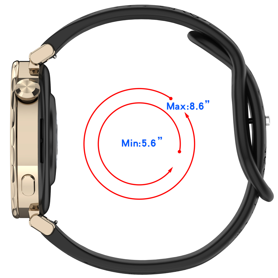 20 22 мм силиконовый ремешок с – обзор и цена Silicone Watch Band 22Mm