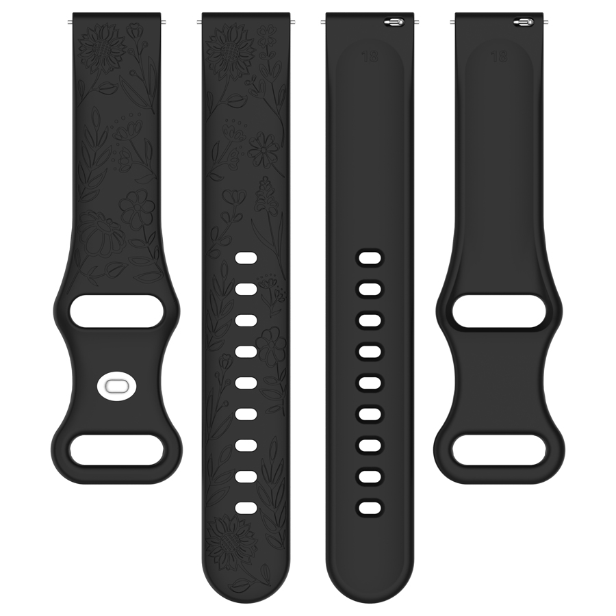 20 22 мм силиконовый ремешок с – обзор и цена Silicone Watch Band 22Mm