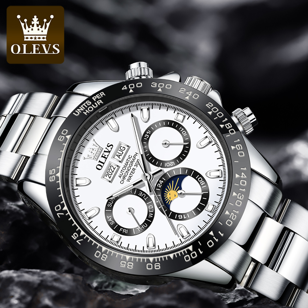 OLEVS 6654 Роскошные мужские ч – обзор и цена Seiko Watch 5 Sports