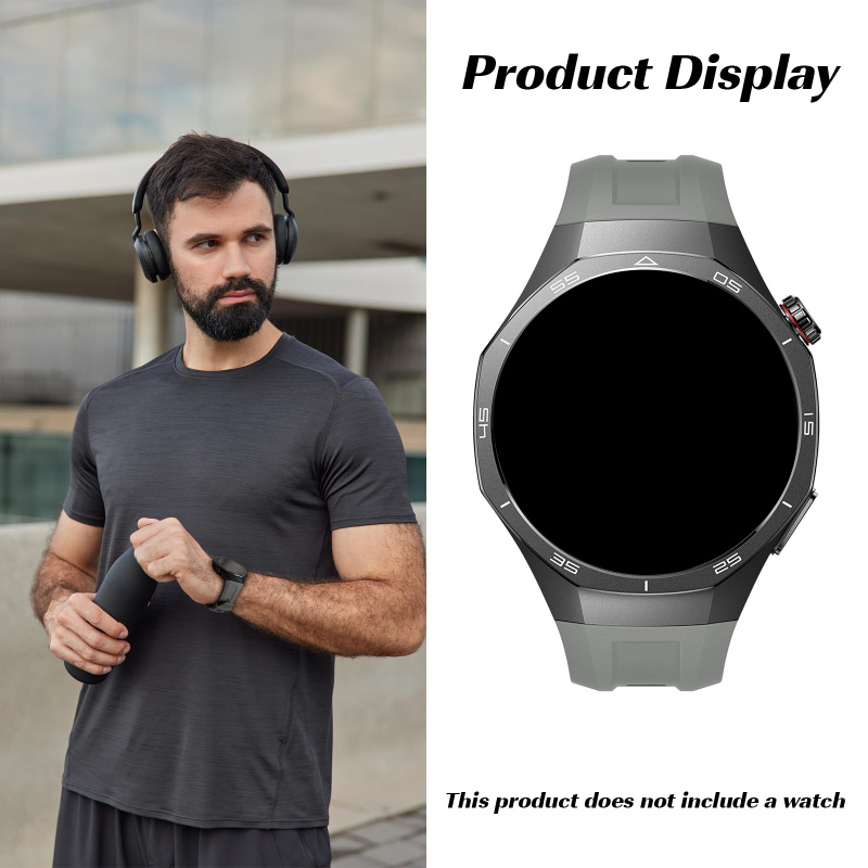 Силиконовый ремешок 22 мм для  – обзор и цена Silicone Watch Band 22Mm