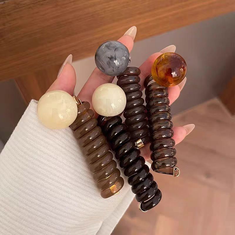 Винтажная резинка для волос с  – обзор и цена Silicone Band Women